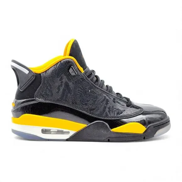 Air Jordan Dub Zero 311046- 017 Men’s Sneakers Black Taxi EU 41 US 8 - NWB